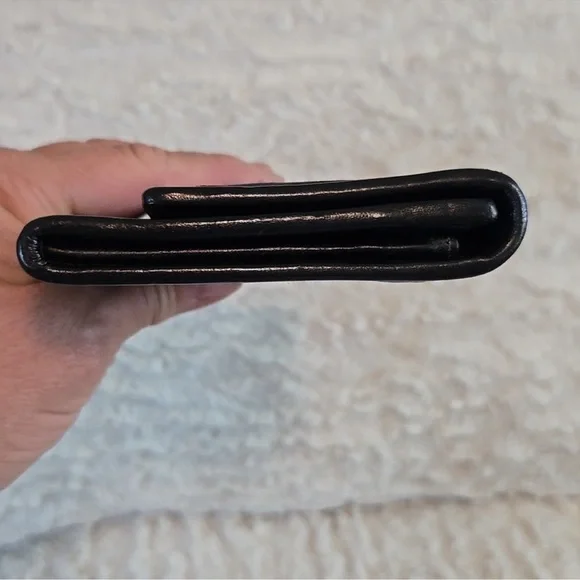 Bottega Veneta Monogram BV Rare Vintage Wallet Canvas Leather Trim. NO CALLOUTS - Picture 9 of 12